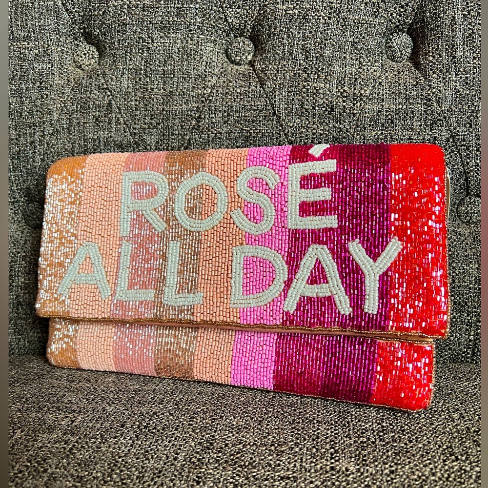 Francesca’s beaded clutch / purse